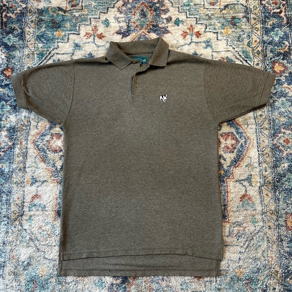 Vintage Big Dogs Logo Polo Shirt Large